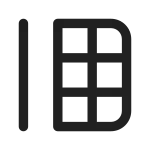 Table Insert Left SVG Icon